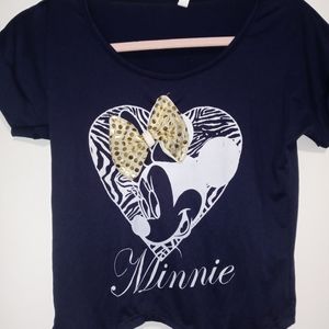 Minnie Mouse Crop Top